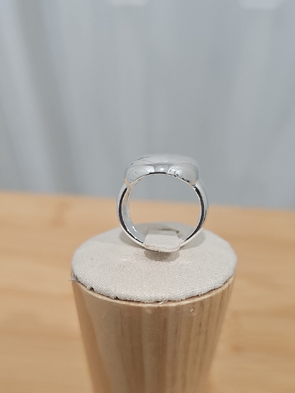 Sterling Silver Dome Cocktail Ring - Silver - Picture 3 of 5